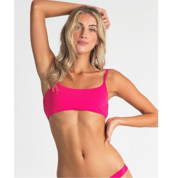 NWT Billabong Sol Searcher Crop Fiesta bikini top - Large - Picture 3 of 12